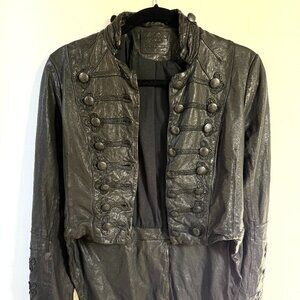 All Saints black leather jacket